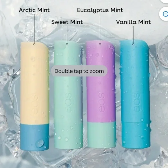 EOS | Bundle Natural Lip Balm Organic 4 Pack Smooth Balm Natural Classic & Minty - Picture 14 of 16